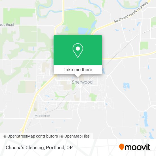 Chacha's Cleaning map