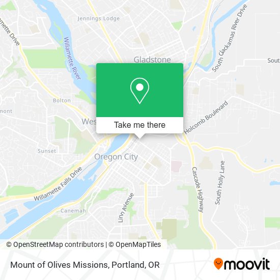 Mount of Olives Missions map