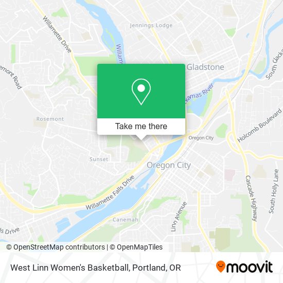 Mapa de West Linn Women's Basketball