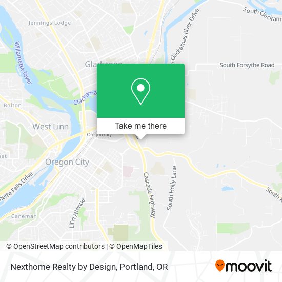 Nexthome Realty by Design map