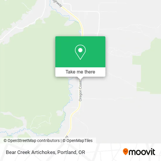Bear Creek Artichokes map