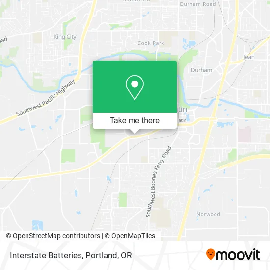 Interstate Batteries map