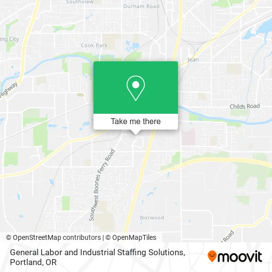 General Labor and Industrial Staffing Solutions map