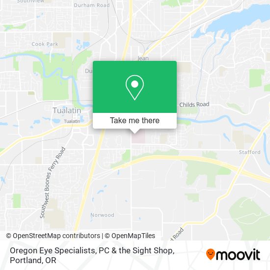 Mapa de Oregon Eye Specialists, PC & the Sight Shop
