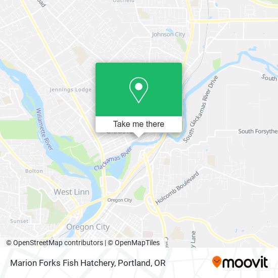 Mapa de Marion Forks Fish Hatchery