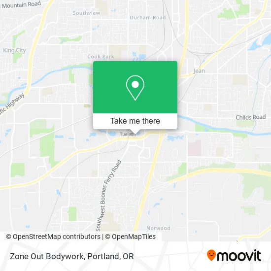 Zone Out Bodywork map