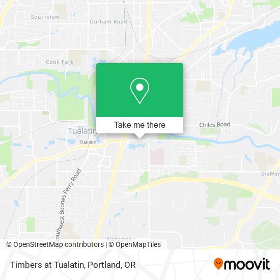 Timbers at Tualatin map