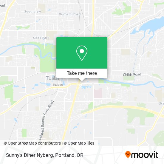 Sunny's Diner Nyberg map