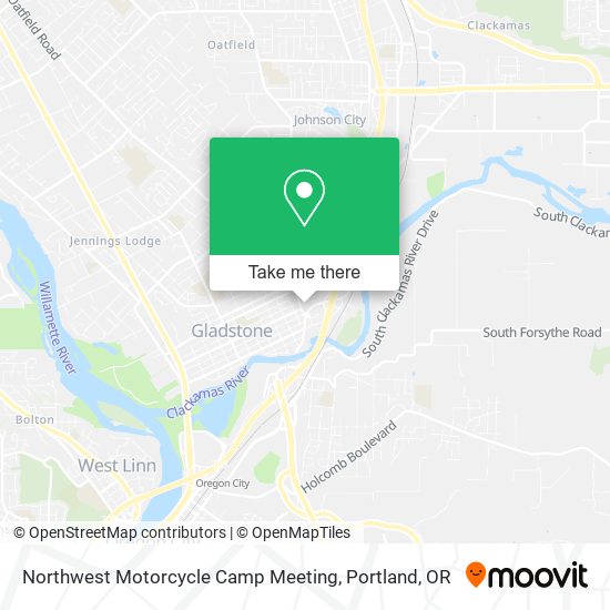 Northwest Motorcycle Camp Meeting map