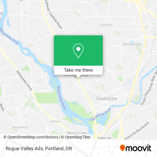 Mapa de Rogue Valley Ads