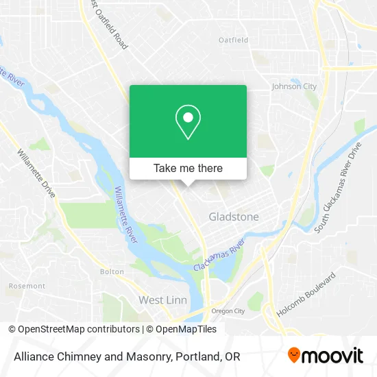 Mapa de Alliance Chimney and Masonry