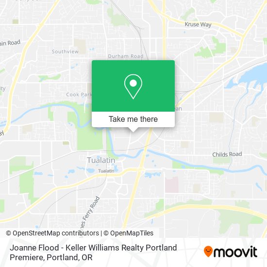 Joanne Flood - Keller Williams Realty Portland Premiere map