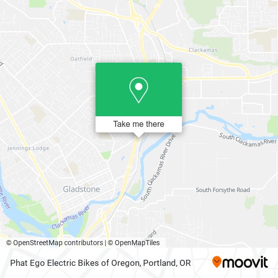 Mapa de Phat Ego Electric Bikes of Oregon
