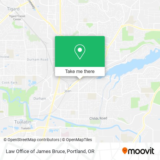 Law Office of James Bruce map