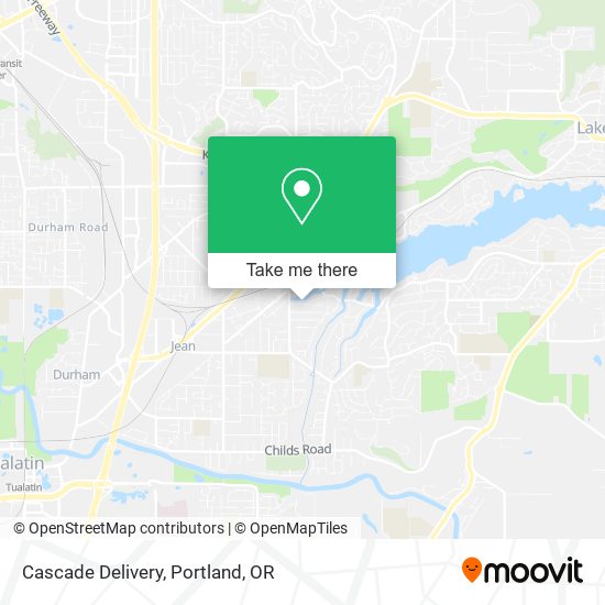 Mapa de Cascade Delivery