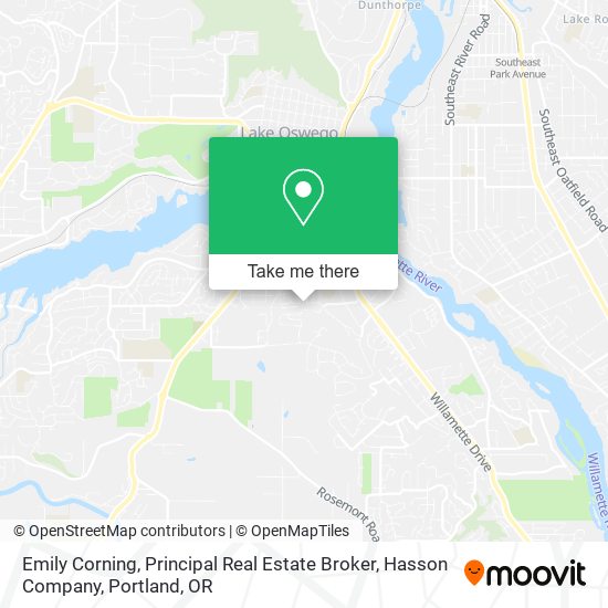 Emily Corning, Principal Real Estate Broker, Hasson Company map