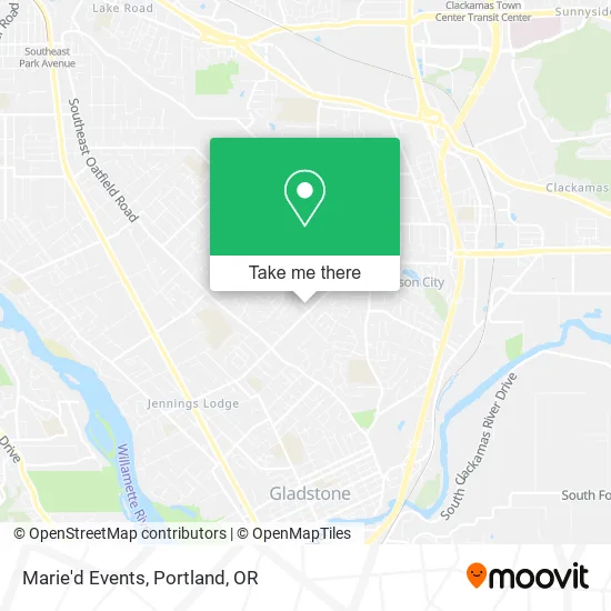 Marie'd Events map