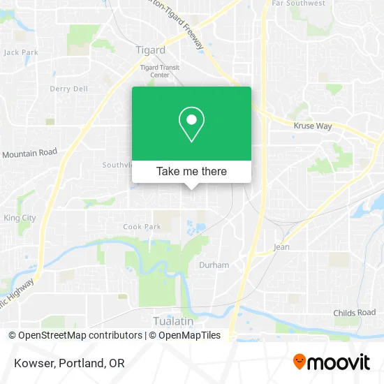 Kowser map