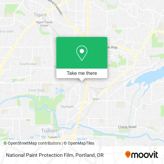 National Paint Protection Film map