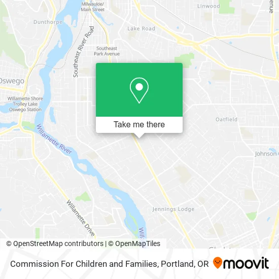 Commission For Children and Families map