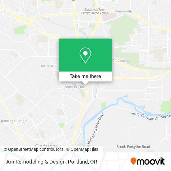 Am Remodeling & Design map