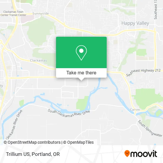 Trillium US map