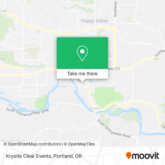 Krystle Clear Events map