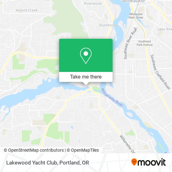 Lakewood Yacht Club map