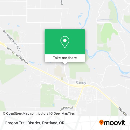 Mapa de Oregon Trail District