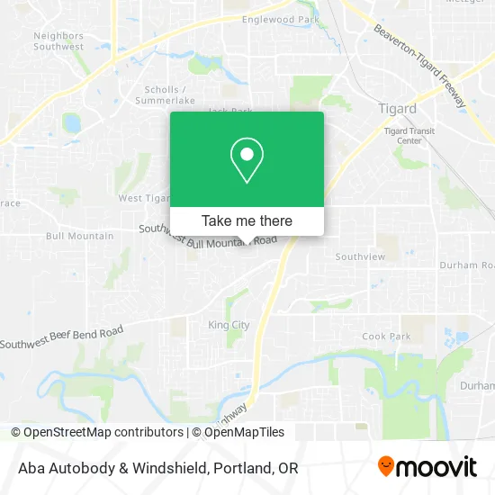 Aba Autobody & Windshield map