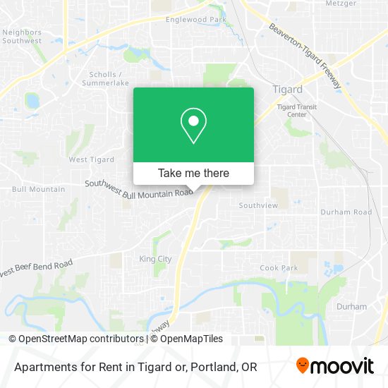 Apartments for Rent in Tigard or map
