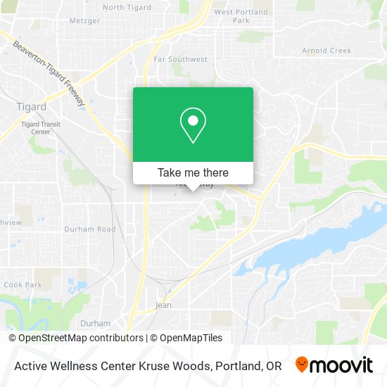 Active Wellness Center Kruse Woods map