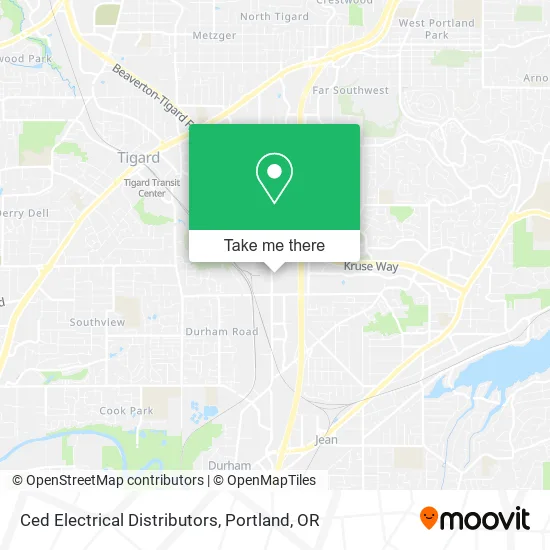 Ced Electrical Distributors map
