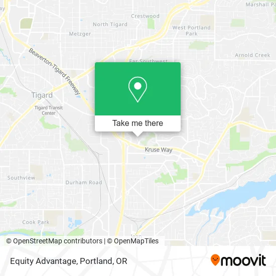Equity Advantage map