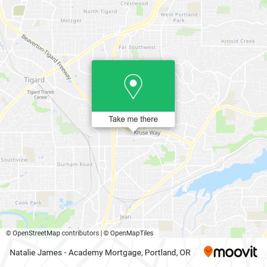 Mapa de Natalie James - Academy Mortgage