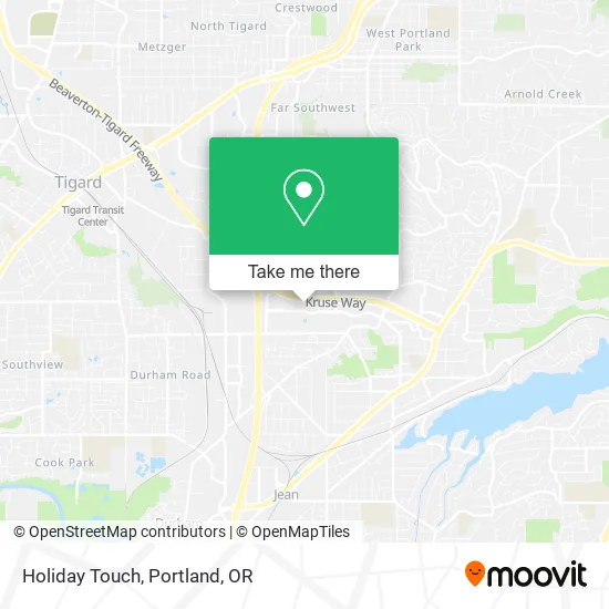 Holiday Touch map