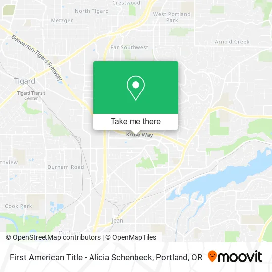 First American Title - Alicia Schenbeck map