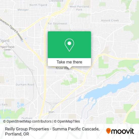 Reilly Group Properties - Summa Pacific Cascade map