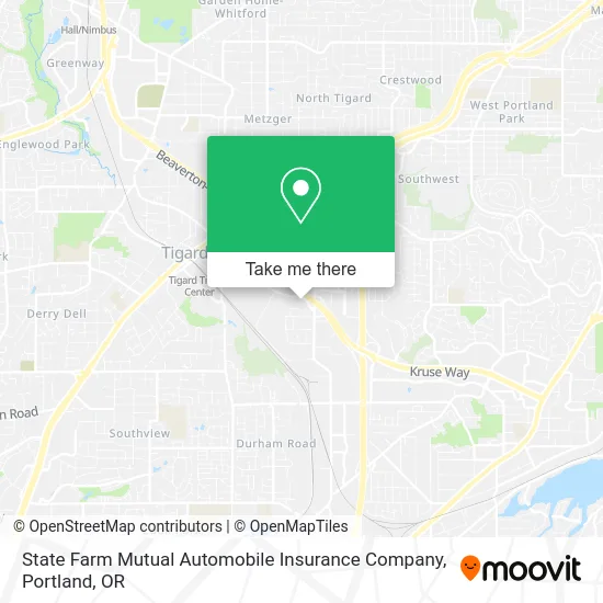 State Farm Mutual Automobile Insurance Company map