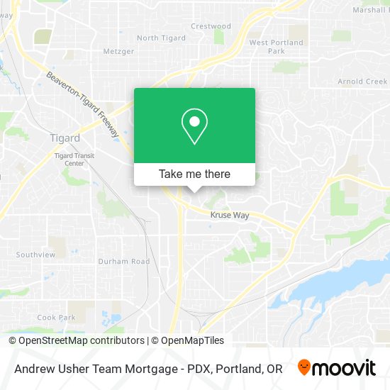 Mapa de Andrew Usher Team Mortgage - PDX