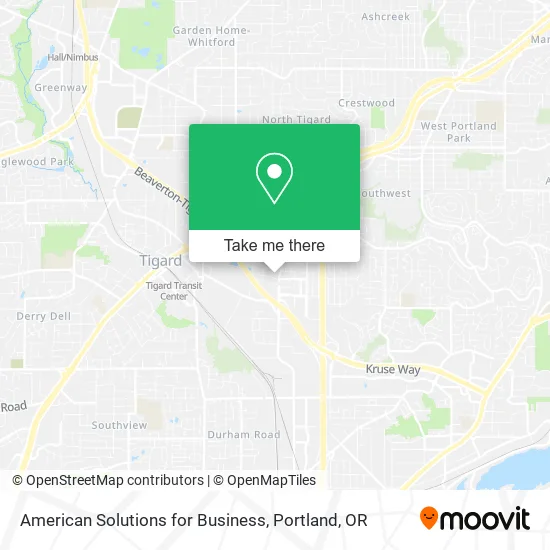 American Solutions for Business map