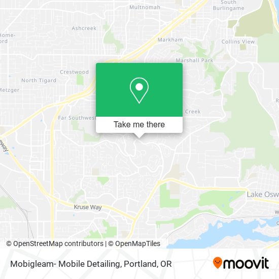 Mapa de Mobigleam- Mobile Detailing