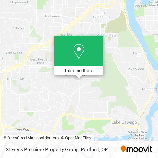 Stevens Premiere Property Group map