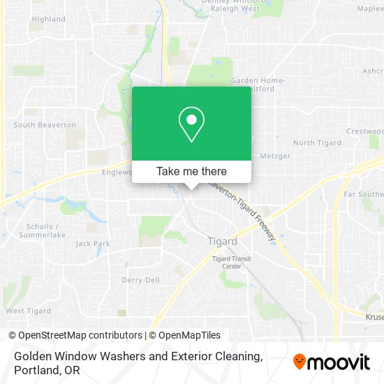 Golden Window Washers and Exterior Cleaning map