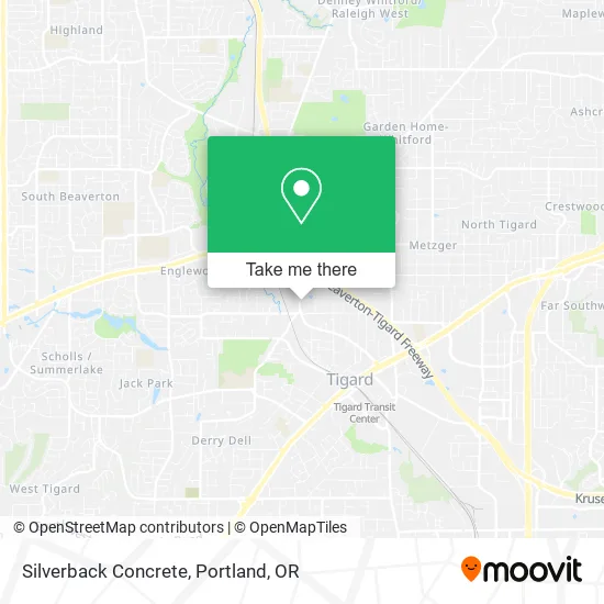 Silverback Concrete map