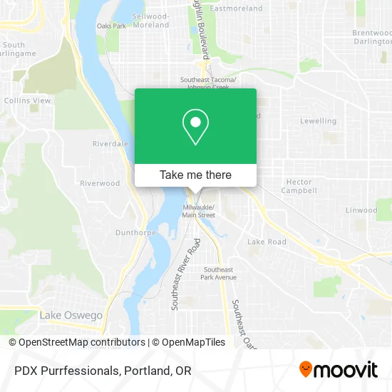 PDX Purrfessionals map