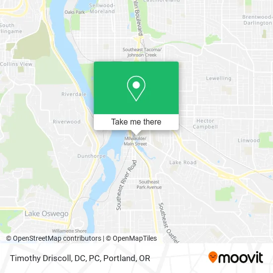 Timothy Driscoll, DC, PC map