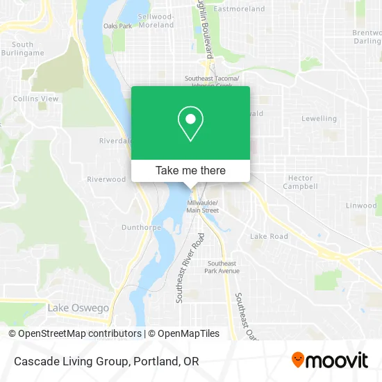 Cascade Living Group map