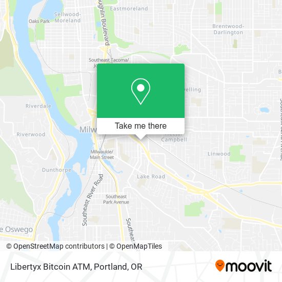 Mapa de Libertyx Bitcoin ATM