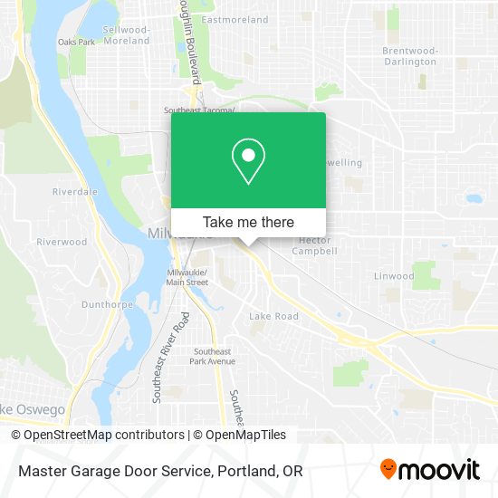Master Garage Door Service map